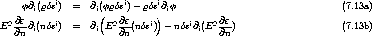            i            i      i
     f@i(rds ) =   @i(frds )- rds@if                                (7.13a)
E2 @e-@(ndsi) =   @(E2 @e-(ndsi)) - ndsi@ (E2@e-)                    (7.13b)
   @n  i           i   @n             i   @n
