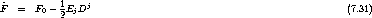 F~  =  F0 - 1EjDj                                                  (7.31)
            2
