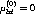  (0)
mbd = 0  