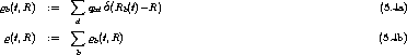               sum      (       )
rb(t,R)  :=      qbd d Rb(t)- R                                       (5.4a)
              sum d
 r(t,R)  :=      rb(t,R)                                             (5.4b)
              b
